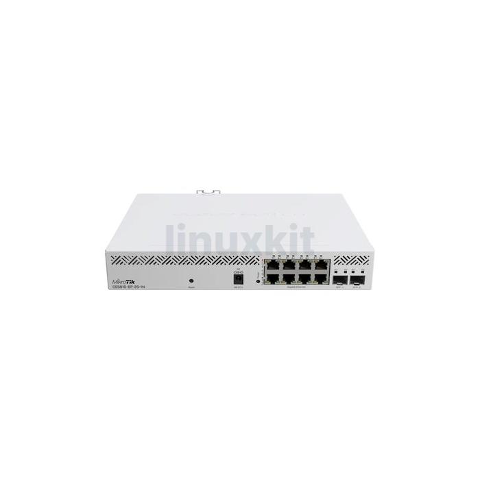 MikroTik CSS610 Desktop 8-Port Gigabit Switch (CSS610-8P-2S+OUT)