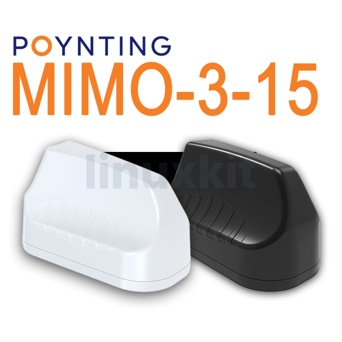 5-in-1 MIMO 2xLTE, 2xWiFi, 1xGPS Black