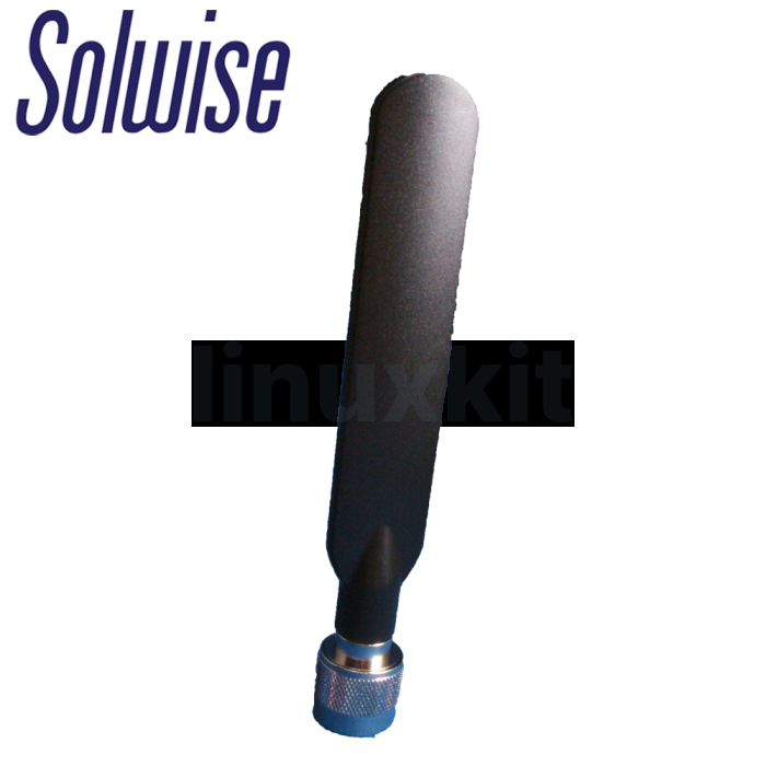 Dualband 5dBi antenna with N plug -BLACK