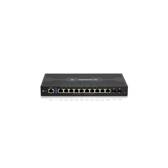 Ubiquiti EdgeRouter 12P - 10 Configurable PoE Ports and 2 SFP Ports