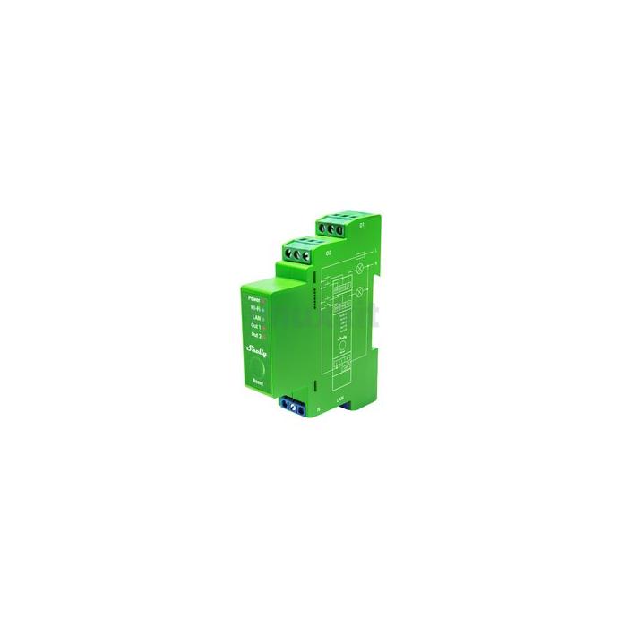 Shelly Pro Dimmer 2PM DIN Rail Smart Dimmer with Power Monitoring