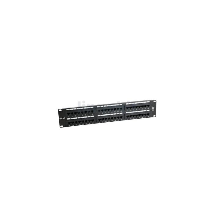 Excel Cat6 48 Port 2U Patch Panel