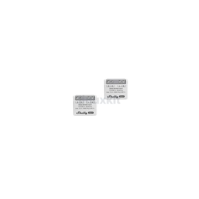 Shelly Mini EM Gen4 WiFi & Zigbee Operated Smart Energy Meter 2-Pack